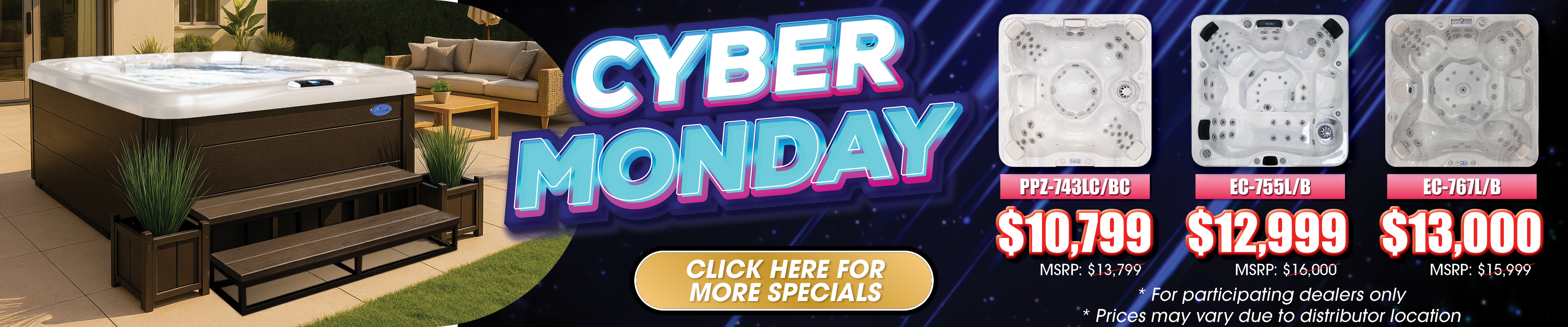 Calspas hot tub being used in a family setting - Somerville