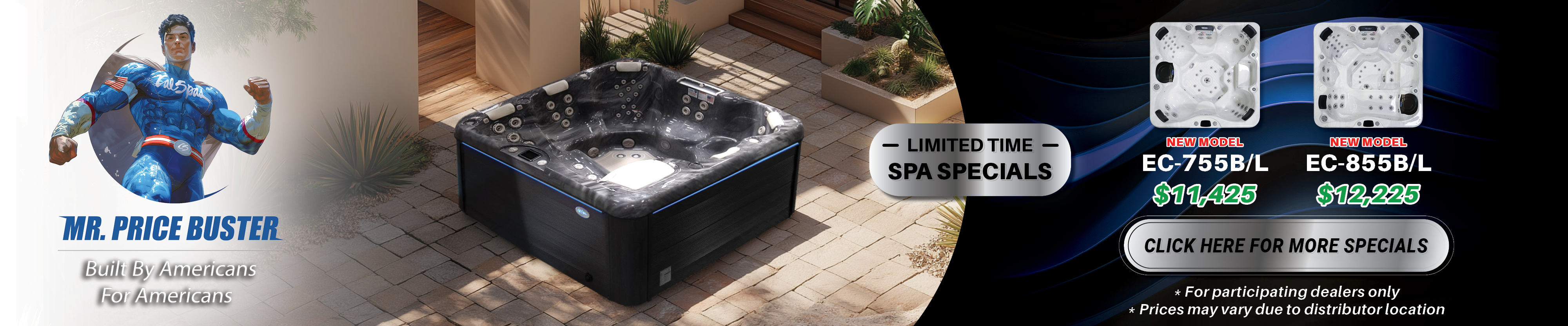 Calspas hot tub being used in a family setting - Somerville